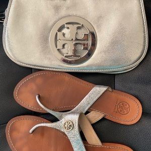 Sandals and purse